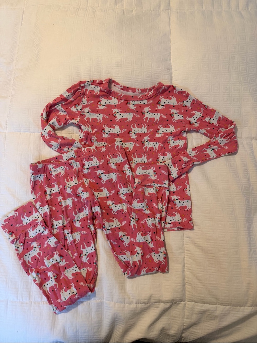 GAP Pink Unicorn Print Pajama Set